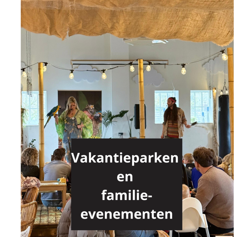 Kindershow boeken voor vakantiepark of evenement